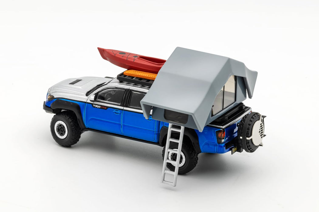 Gaincorp Products 1/64 Toyota Tacoma Camping Version Lhd Silver Blue-Kiichin - The #1 Place for Japanese Goods in Your Hand!