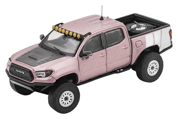 Gaincorp Products 1/64 Toyota Tacoma TRD Pro Wide Body LHD Pink Model-Kiichin - The #1 Place for Japanese Goods in Your Hand!