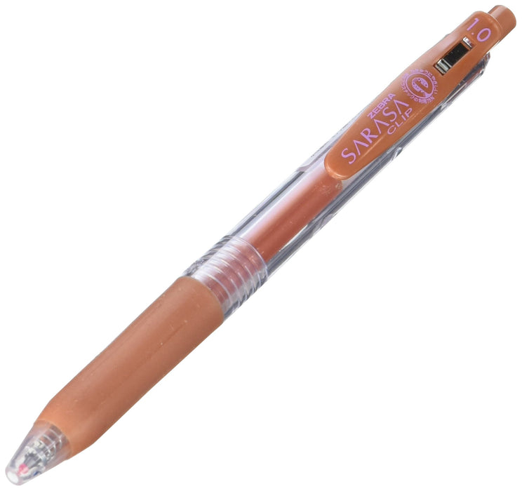 Zebra Sarasa Clip Gel Ballpoint Pen 1.0mm Copper - JJE15-CO