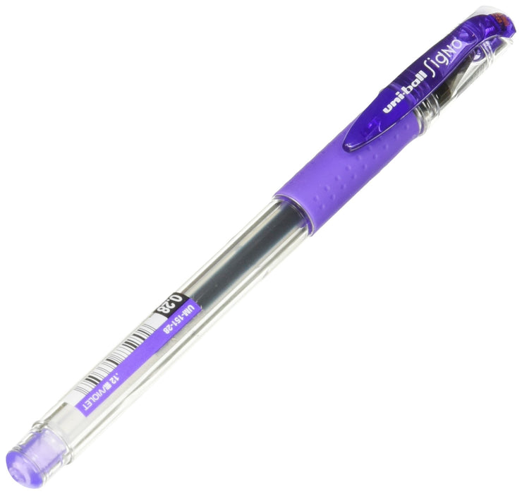 Mitsubishi Pencil Signo Ultra Fine 0.28Mm Gel Ink Ball Pen in Purple