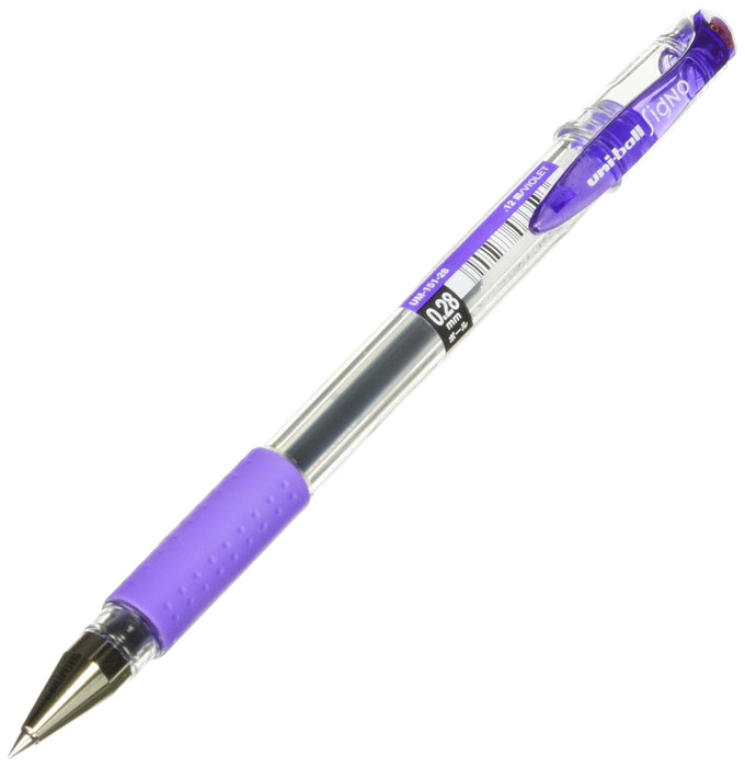 Mitsubishi Pencil Signo Ultra Fine 0.28Mm Gel Ink Ball Pen in Purple