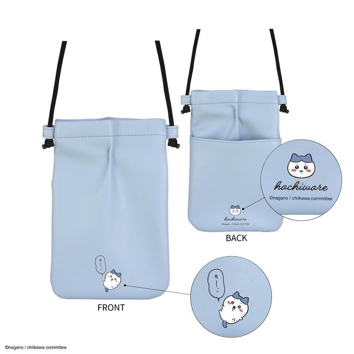 Gourmandise Chiikawa Iiiipocket Smartphone Pouch Hachiware CK-16B Polyurethane-Kiichin - The #1 Place for Japanese Goods in Your Hand!