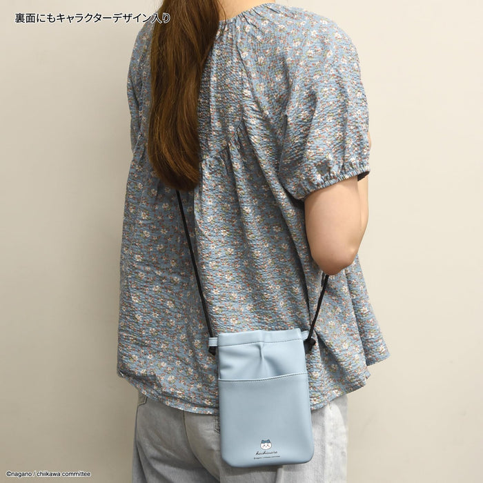 Gourmandise Chiikawa Iiiipocket Smartphone Pouch Hachiware CK-16B Polyurethane-Kiichin - The #1 Place for Japanese Goods in Your Hand!
