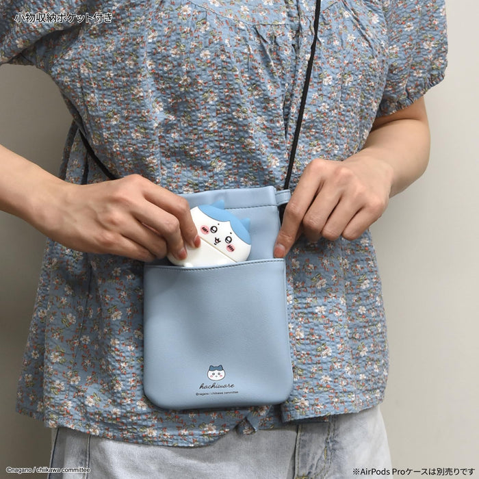 Gourmandise Chiikawa Iiiipocket Smartphone Pouch Hachiware CK-16B Polyurethane-Kiichin - The #1 Place for Japanese Goods in Your Hand!