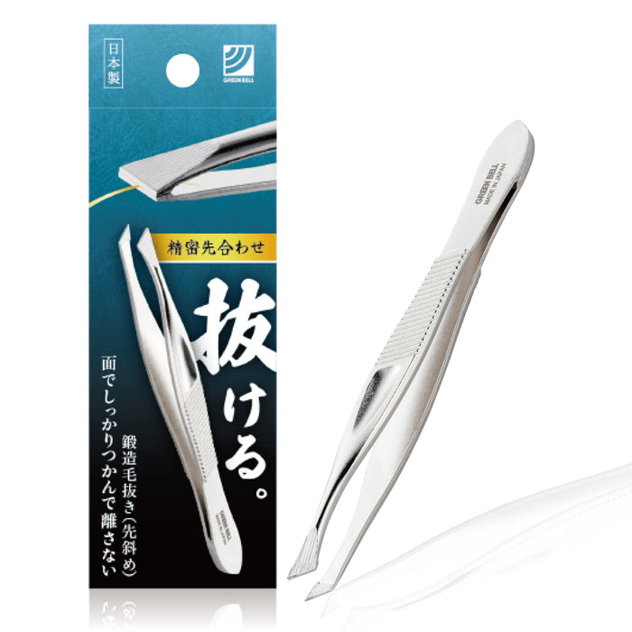 Green Bell Craftsmanship G-2250 Tweezers with Angled Tips Precision Tool