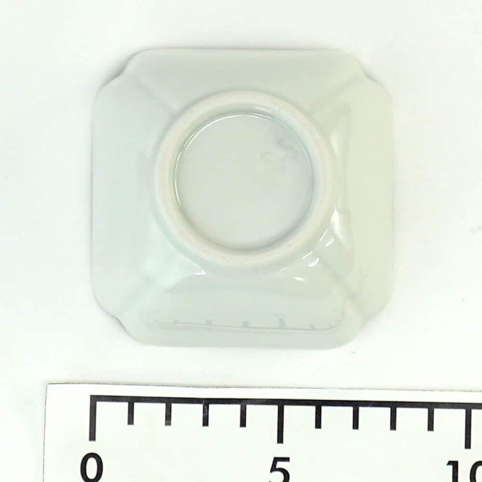 HAMATO Hasami Ware 8cm Small Red Lotus Plate White 138133