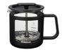 Hario CafePress U Heat Resistant Glass 300ml CPU-2-B Black-Kiichin - The #1 Place for Japanese Goods in Your Hand!