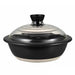 Hario Clay Pot with Glass Lid No. 9 3000ml GDN-255-BW Large Capacity-Kiichin - The #1 Place for Japanese Goods in Your Hand!