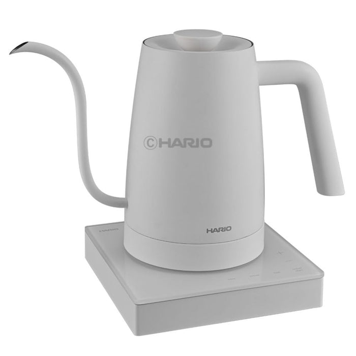 Hario Electric Kettle 800ml White with Temperature Control and Heat Retention
