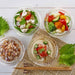 Hario Heat-Resistant Glass Salad Bowl 300ml Made in Japan Clear-Kiichin - The #1 Place for Japanese Goods in Your Hand!