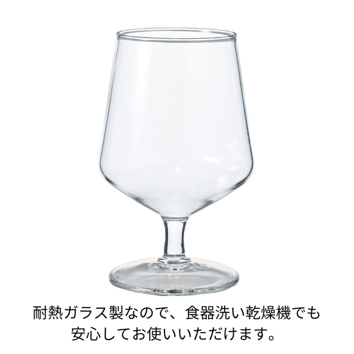 Hario Heat-Resistant Beer Goblet Set of 2 360ml Microwave Dishwasher Safe-Kiichin - The #1 Place for Japanese Goods in Your Hand!