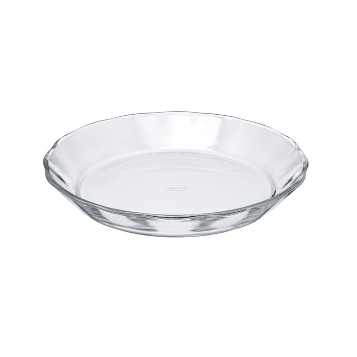 Hario Glass Plate 800Ml Heat-Resistant Clear Gratin Dish Made in Japan-Kiichin - The #1 Place for Japanese Goods in Your Hand!