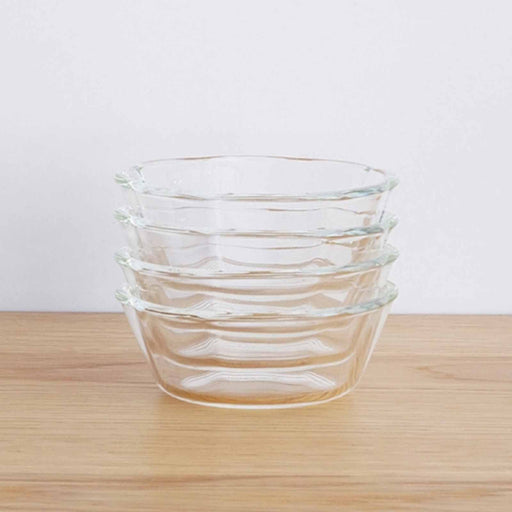 Hario Heat-Resistant Glass Dessert Bowl 200Ml Clear Buono Kitchen SWB-20-BK-Kiichin - The #1 Place for Japanese Goods in Your Hand!