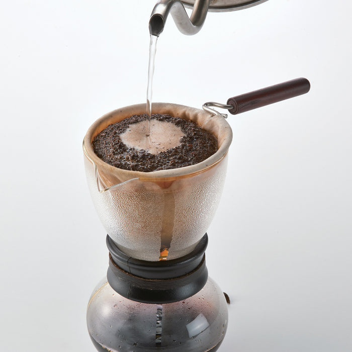 Hario Coffee Drip Filter with Wood Neck for 1-2 People Compatible with DPW-1 DFN-1