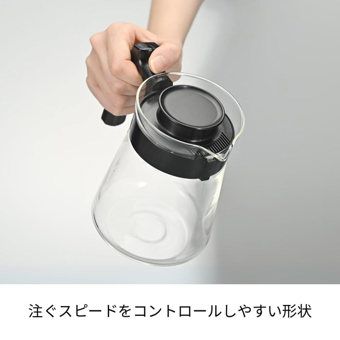 Hario Pegasus Server 1000mL Microwave Safe 2-8 Cups Black Japan Made-Kiichin - The #1 Place for Japanese Goods in Your Hand!