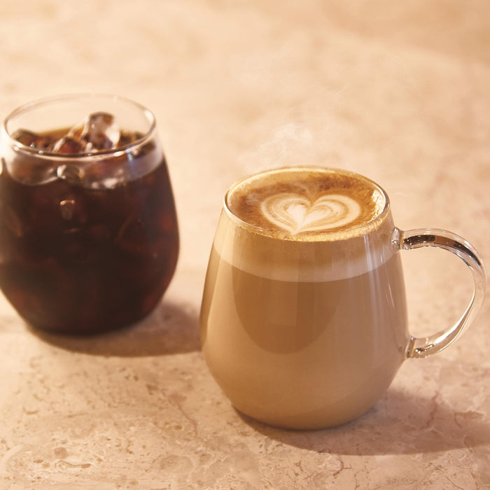 Hario Round Mug Set of 2 360ml Heat Resistant Glass Microwave Safe-Kiichin - The #1 Place for Japanese Goods in Your Hand!