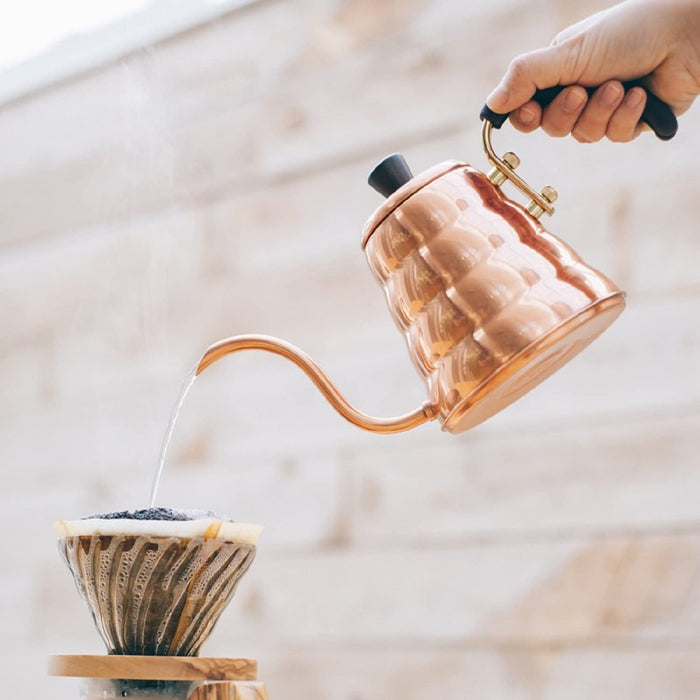 Hario V60 Drip Kettle Buono 700ml Copper Direct Heat Safe Made in Japan-Kiichin - The #1 Place for Japanese Goods in Your Hand!