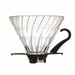 Hario V60 VDG-02B Glass Dripper 1-4 Cups Japan Black-Kiichin - The #1 Place for Japanese Goods in Your Hand!