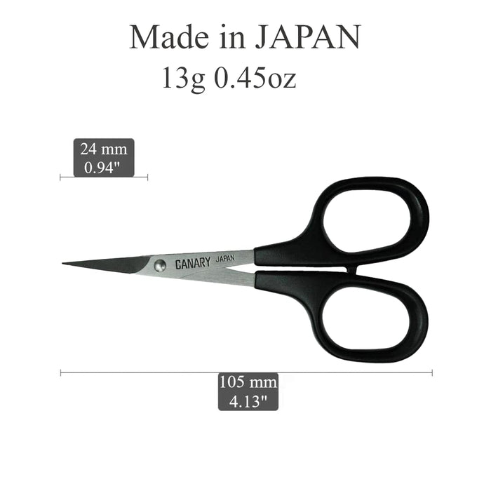 Hasegawa Knives DSB-100 Extra Fine Design Black Bond-Free Scissors