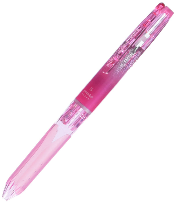 Pilot High Tech C Colleto 5-Color Transparent Pink Body Shaft Pen