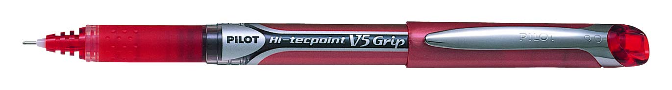 Pilot High Tech Point V5 Grip Pen Vibrant Red - LHGN20V5R Model