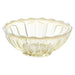 Hirota Glass Japan Yukinohana Sundae Bowl - Yellow Delight