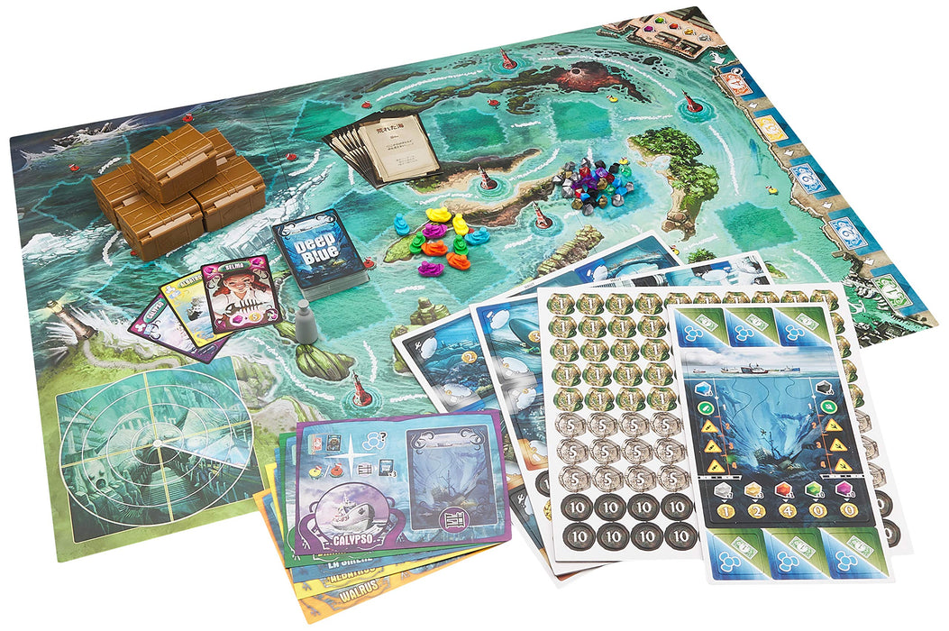 Hobby Japan Deep Blue: 2-5 Players 45 min 8+ Board Game