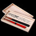 Hyozaemon Wakasa Lacquer Chopsticks Gold Splash Set 23.5/21.5cm-Kiichin - The #1 Place for Japanese Goods in Your Hand!