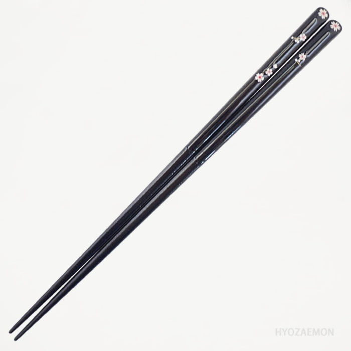 Hyozaemon Wakasa Lacquer Chopsticks Black Large 23.5Cm Y-151-Kiichin - The #1 Place for Japanese Goods in Your Hand!