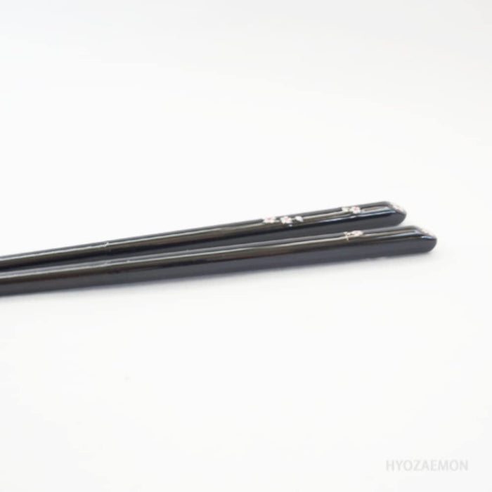 Hyozaemon Wakasa Lacquer Chopsticks Black Large 23.5Cm Y-151-Kiichin - The #1 Place for Japanese Goods in Your Hand!