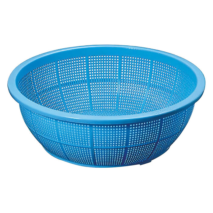 Blue 30cm Ikeda Plastic Colander - Efficient Kitchen Essential-Kiichin - The #1 Place for Japanese Goods in Your Hand!