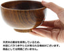 Ishida Lacquered Natural Wood Bowl 7x11.2cm Wooden Dining Essential-Kiichin - The #1 Place for Japanese Goods in Your Hand!