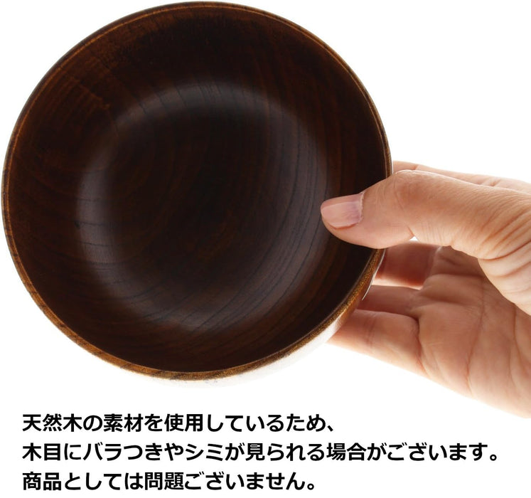 Ishida Lacquered Natural Wood Bowl 7x11.2cm Wooden Dining Essential-Kiichin - The #1 Place for Japanese Goods in Your Hand!