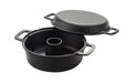 Iwachu Nambu Ironware Bread Maker Black 19.5cm Direct Heat Use-Kiichin - The #1 Place for Japanese Goods in Your Hand!