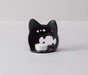Iwachu Nambu Ironware Black Cat Candle Stand 9x8.5cm Elegant Design-Kiichin - The #1 Place for Japanese Goods in Your Hand!