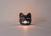 Iwachu Nambu Ironware Black Cat Candle Stand 9x8.5cm Elegant Design-Kiichin - The #1 Place for Japanese Goods in Your Hand!