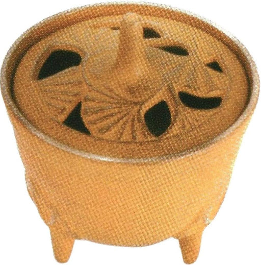 Iwachu Ginkgo Gold Yellow Incense Burner Nambu Ironware 8.5x9cm-Kiichin - The #1 Place for Japanese Goods in Your Hand!
