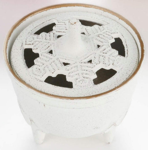 Iwachu Yuki Gold Linen Incense Burner 8.5x9cm Nambu Ironware Design-Kiichin - The #1 Place for Japanese Goods in Your Hand!