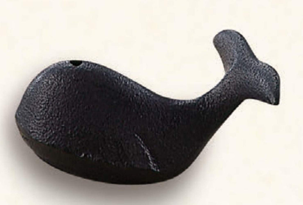 Iwachu Whale Incense Holder Black 30936 Nambu Ironware Design Accessories-Kiichin - The #1 Place for Japanese Goods in Your Hand!