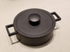 Iwachu Pro Arte Small Casserole Black Induction Nambu Ironware 60003-Kiichin - The #1 Place for Japanese Goods in Your Hand!