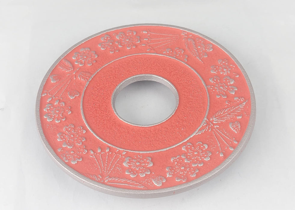 Iwachu Kamashiki Sakura Large Pink 13.5cm Nambu Ironware 17704-Kiichin - The #1 Place for Japanese Goods in Your Hand!