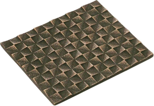 Iwachu Nambu Ironware Kettle Base Lattice Pattern Gold/Dark Brown 16x1