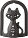 Iwachu Nambu Ironware Black Cat Letter Stand 10.5x5x14cm-Kiichin - The #1 Place for Japanese Goods in Your Hand!