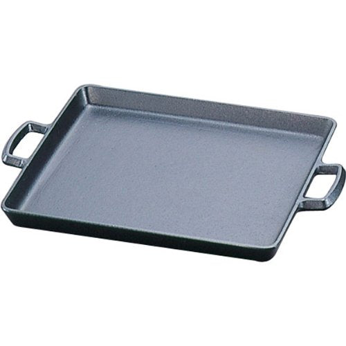 Iwachu Oil Plate Small Black Finish 28x24cm Nanbu Ironware 23012-Kiichin - The #1 Place for Japanese Goods in Your Hand!