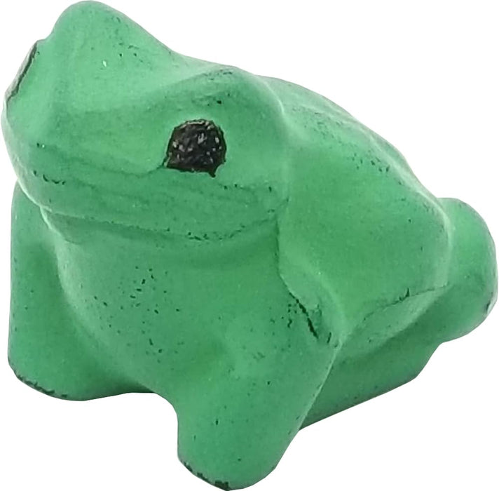 Iwachu Nambu Ironware Frog Paperweight Green 4x4.5x4 cm 30033-Kiichin - The #1 Place for Japanese Goods in Your Hand!