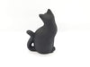 Iwachu Long-Tailed Cat Paperweight Black 5x3.5x7.5cm Nambu Ironware 30501-Kiichin - The #1 Place for Japanese Goods in Your Hand!
