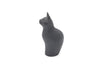 Iwachu Smug Cat Black Paperweight Nambu Ironware 3.5x6x8.5cm 30502-Kiichin - The #1 Place for Japanese Goods in Your Hand!