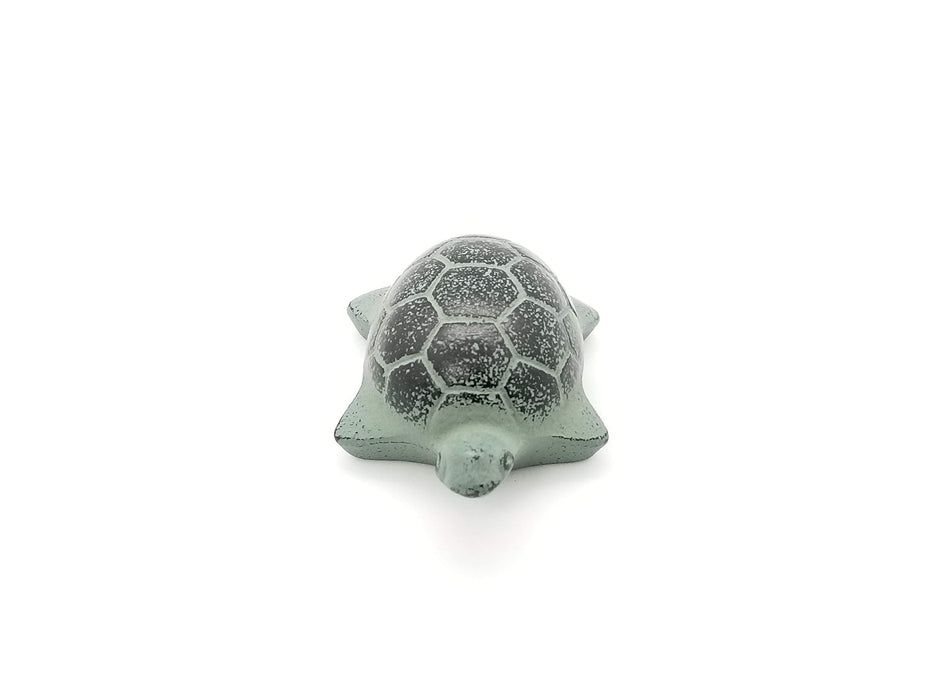 Iwachu Paperweight Turtle Blue - Nambu Ironware 6.5x4.5x2.5cm-Kiichin - The #1 Place for Japanese Goods in Your Hand!