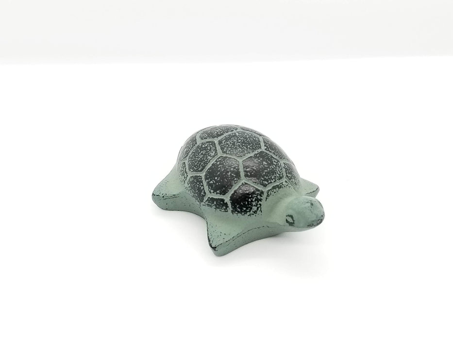 Iwachu Paperweight Turtle Blue - Nambu Ironware 6.5x4.5x2.5cm-Kiichin - The #1 Place for Japanese Goods in Your Hand!