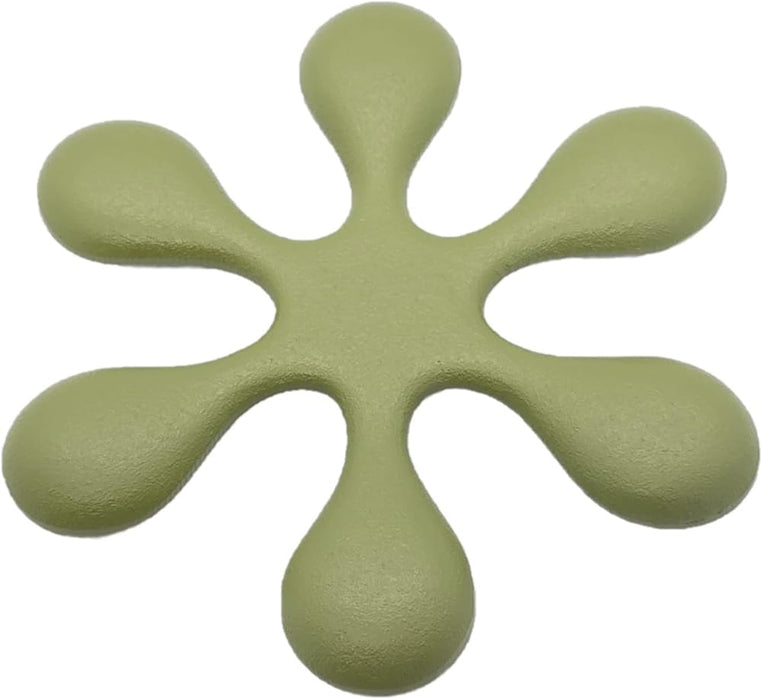 Iwachu Matte Light Green Trivet 15Cm Nambu Ironware Model 17493-Kiichin - The #1 Place for Japanese Goods in Your Hand!